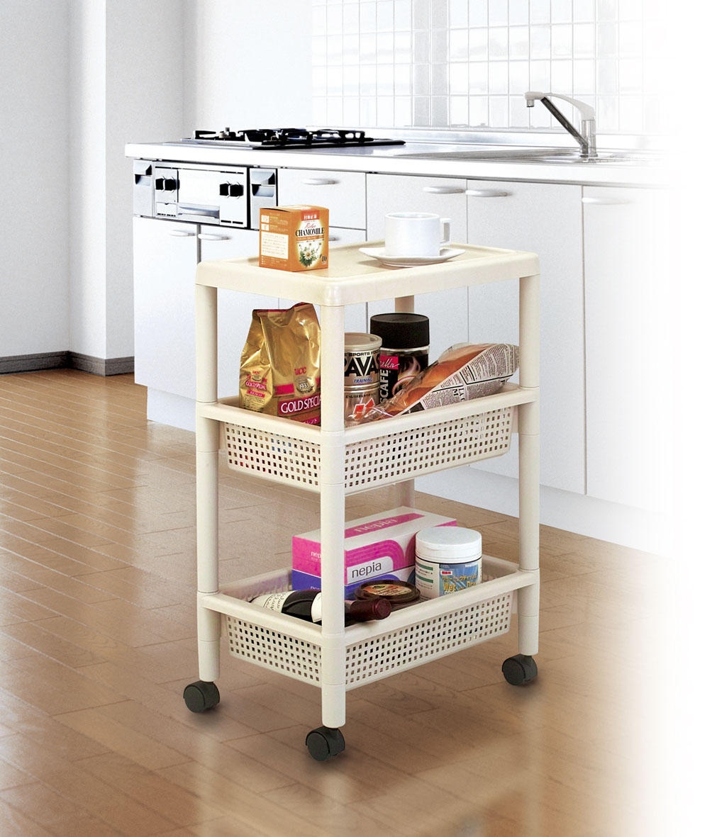 テーブルワゴンＴＷー３Ｓ ＳＢＥ - （ワゴン｜ノイ テーブルワゴン）：家庭用プラスチック製造販売といえば不動技研