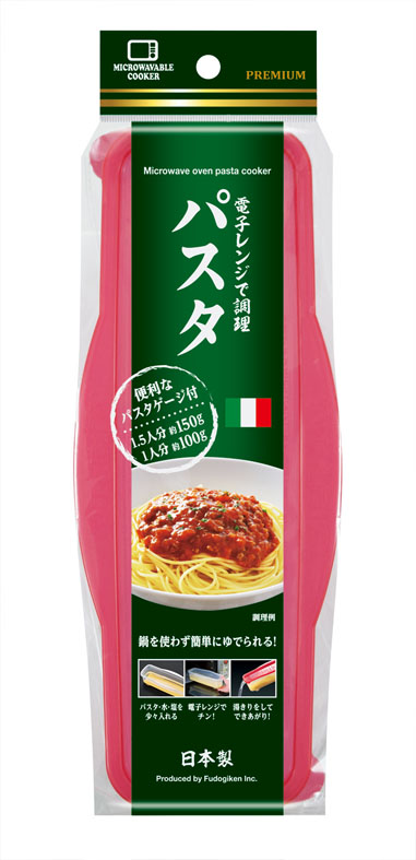 電子レンジで調理　パスタ 