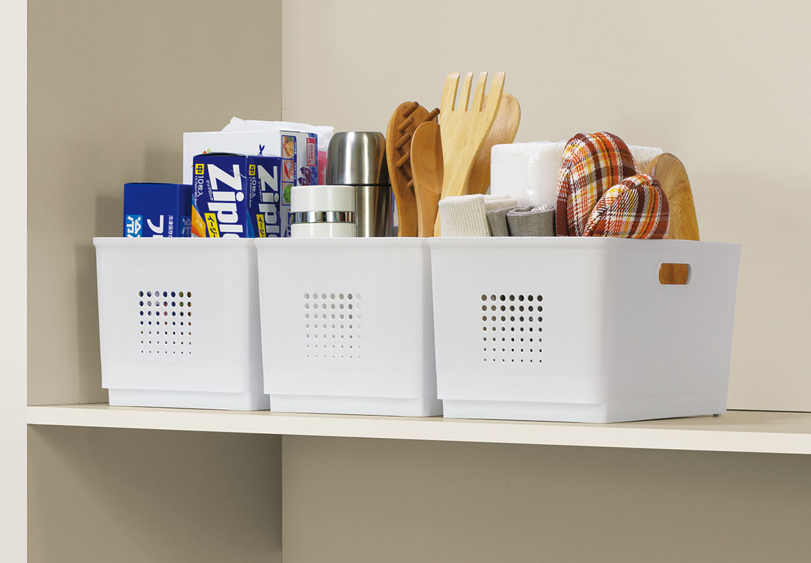 シューノ 棚上 W - （キッチン収納｜シューノ）：家庭用プラスチック製造販売といえば不動技研